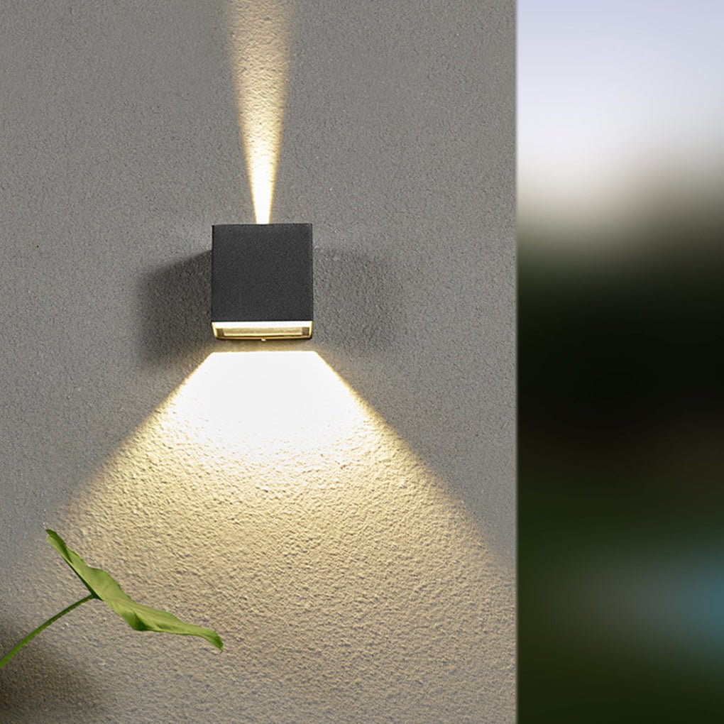 creative outdoor wall sconce lights up and down led wall lamps