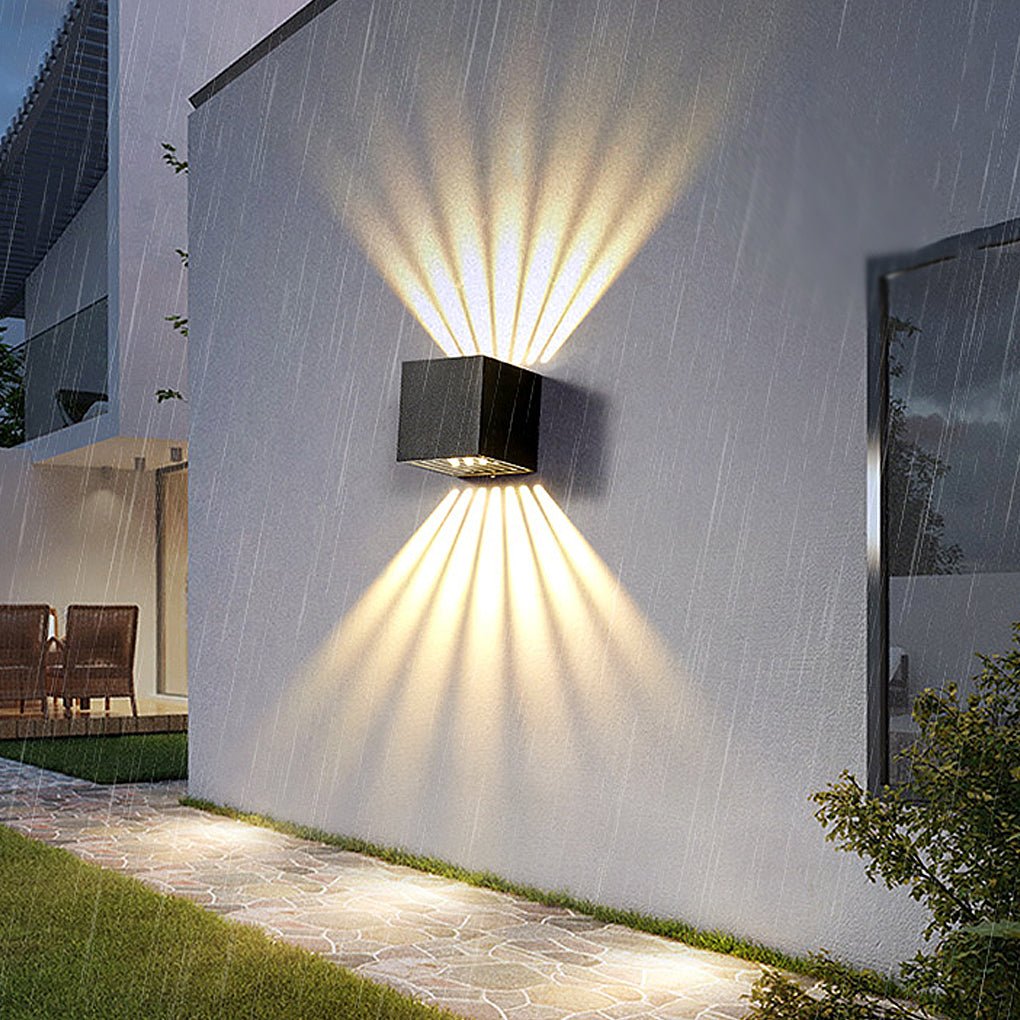 creative outdoor wall sconce lights up and down led wall lamps