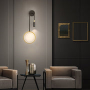 Modern Spotlight & Stars Wall Sconce — Iron and Aluminum, LED, Three-Step Dimming (3000K/4500K/6000K), Hardwired, Black or Gold