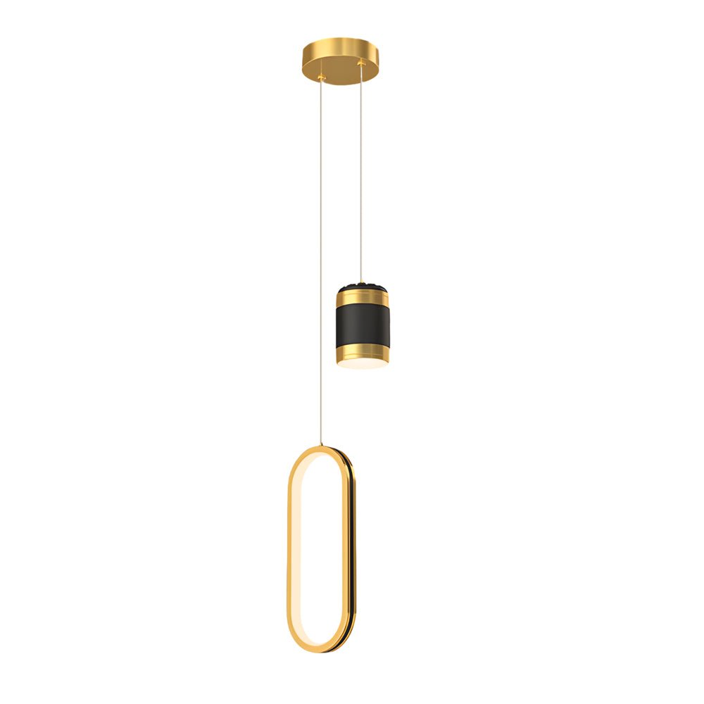 Starry Projection Modern Pendant Light — Acrylic & Iron, 15W LED, 3-Step Dimming, 3000K/4500K/6000K
