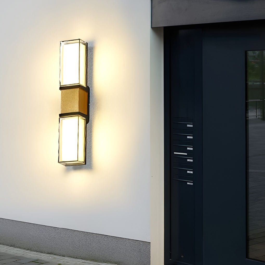 Waterproof LED Wall Sconces - Creative Up and Down Outdoor Wall Lights