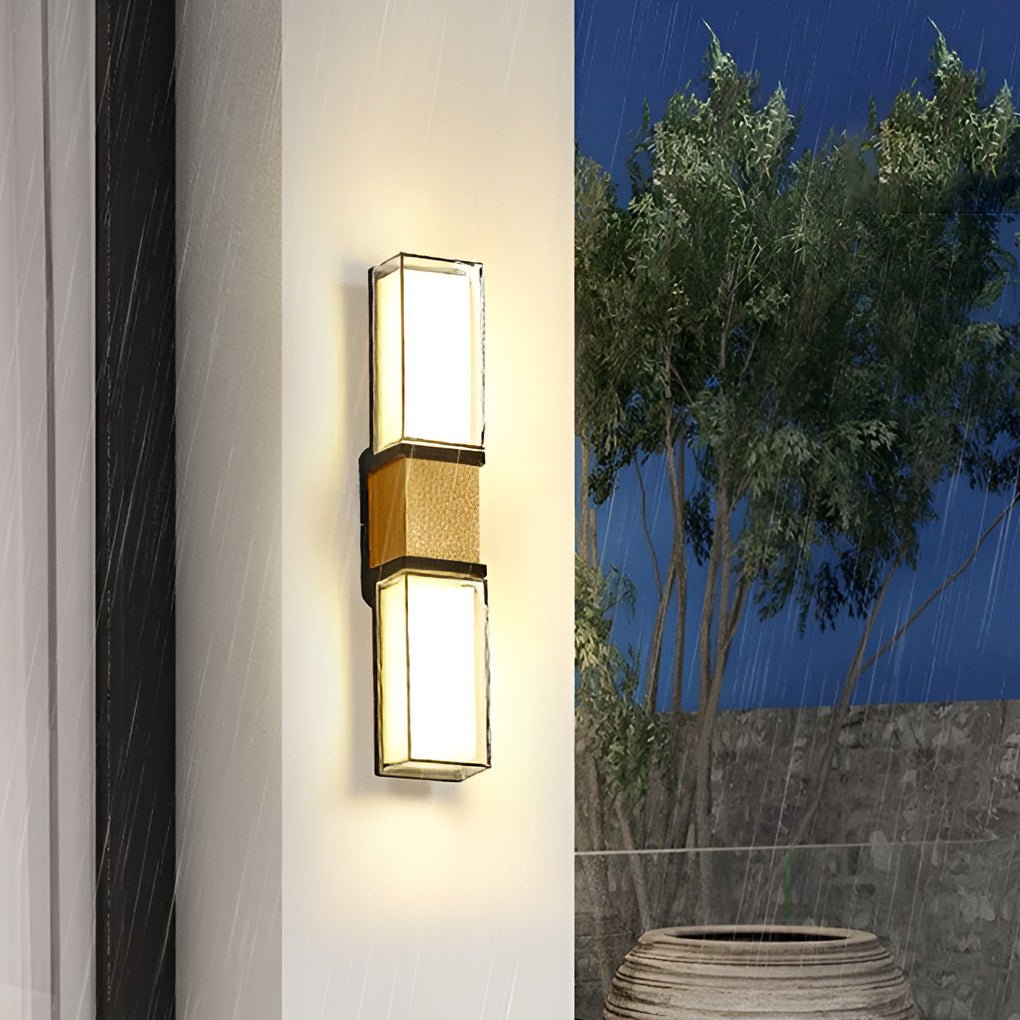 Waterproof LED Wall Sconces - Creative Up and Down Outdoor Wall Lights