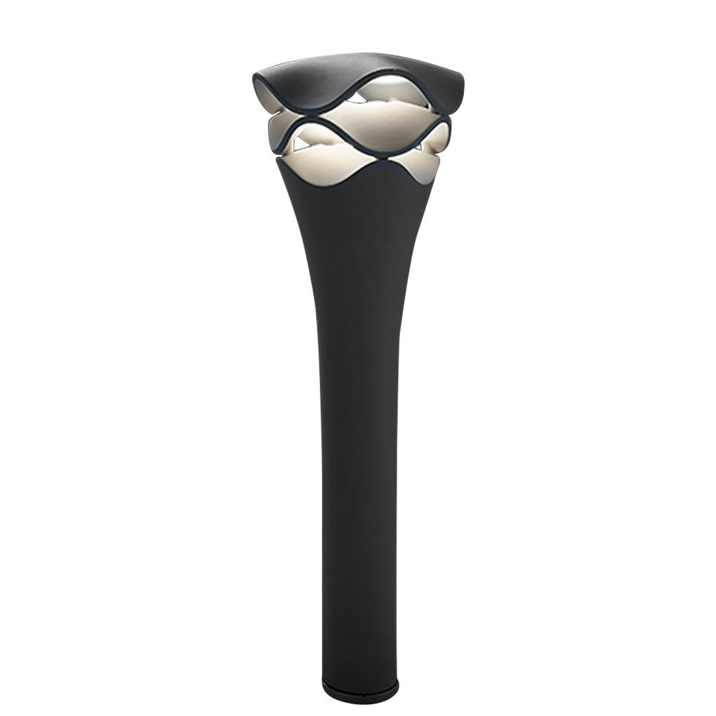 Layered Flower Bollard Light — Die-Cast Aluminum, LED, IP55 Weatherproof, 16–20W, 100–240V