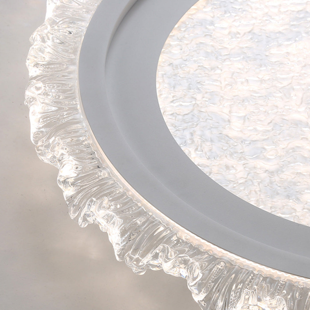 Ultra-Thin Round LED Flush-Mount Ceiling Light — Full Spectrum, Dimmable 3000K–6500K, RA97, UGR≤16