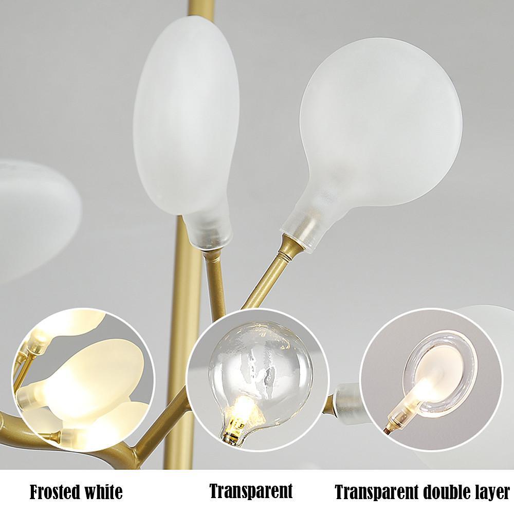 Firefly Sputnik Chandelier — Aluminum & Acrylic, LED, 27/36/45/54-Light, 3000–6500K