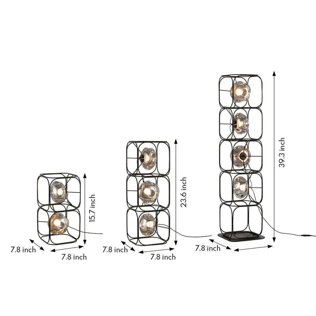 Stackable Cube LED Eye-Care Table Lamp Luxe