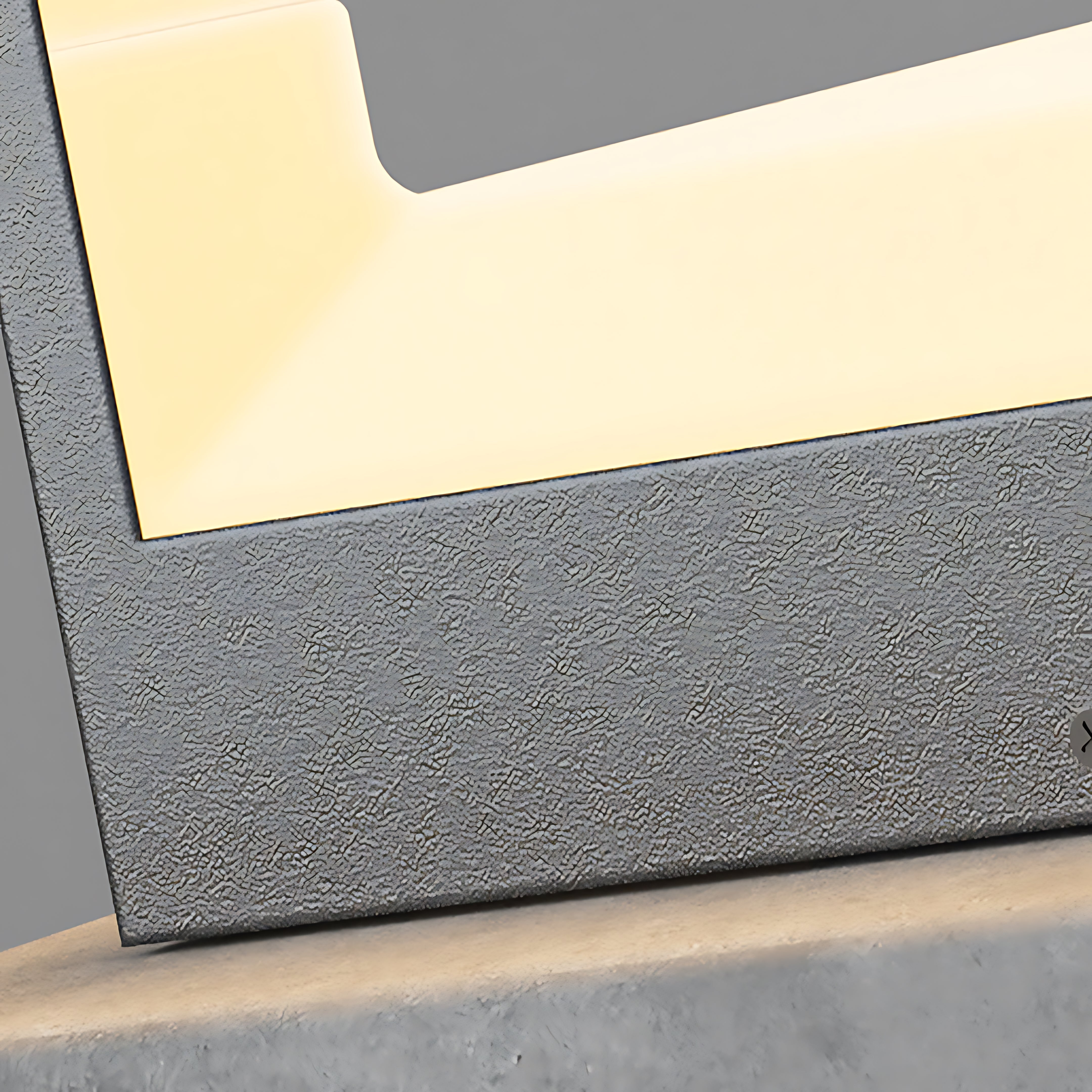 Hollow Square Outdoor Pillar Light — Stainless Steel, LED 3000K, Solar / Hardwired, IP65 Weatherproof
