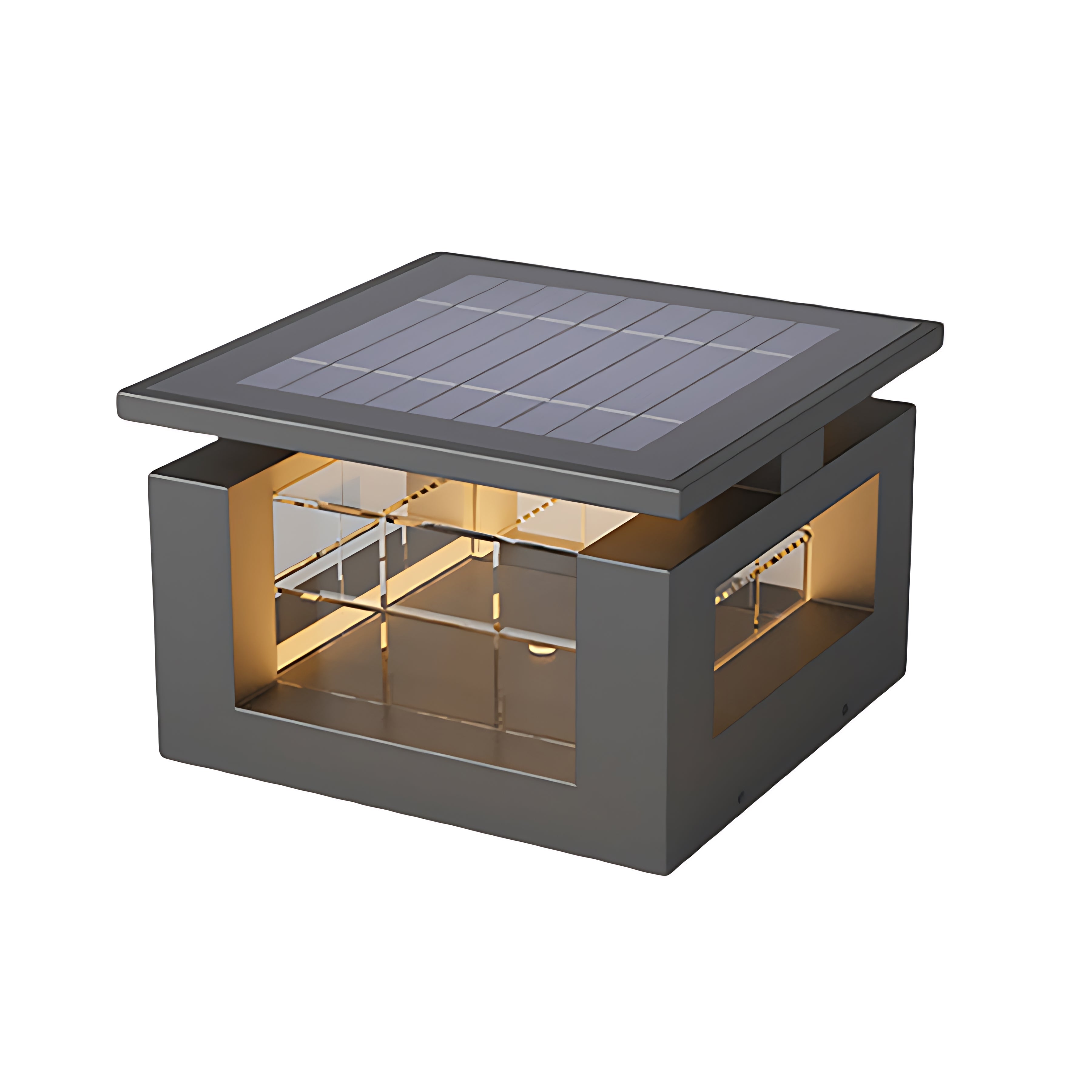 Waterproof Stainless Steel LED Pillar Lights with Acrylic Lampshade