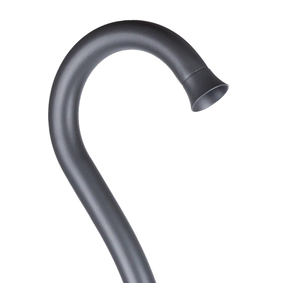 Cane-Shape Outdoor Bollard Light — Die-Cast Aluminum, 6W LED, 3000K, IP65, 31.5"