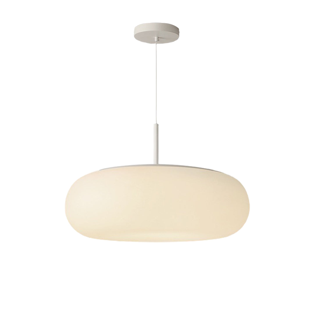 Minimalist Contemporary LED Pendant — Iron, PE Shade, 20/35/50cm, 12–36W, 3-Step Dimming, Pendant or Ceiling-Mount