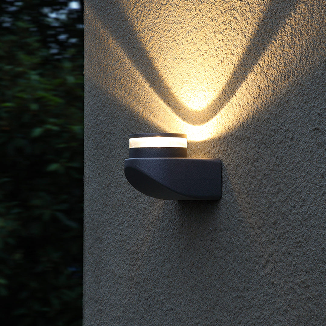 Waterproof LED Modern Black Outdoor Wall Lights