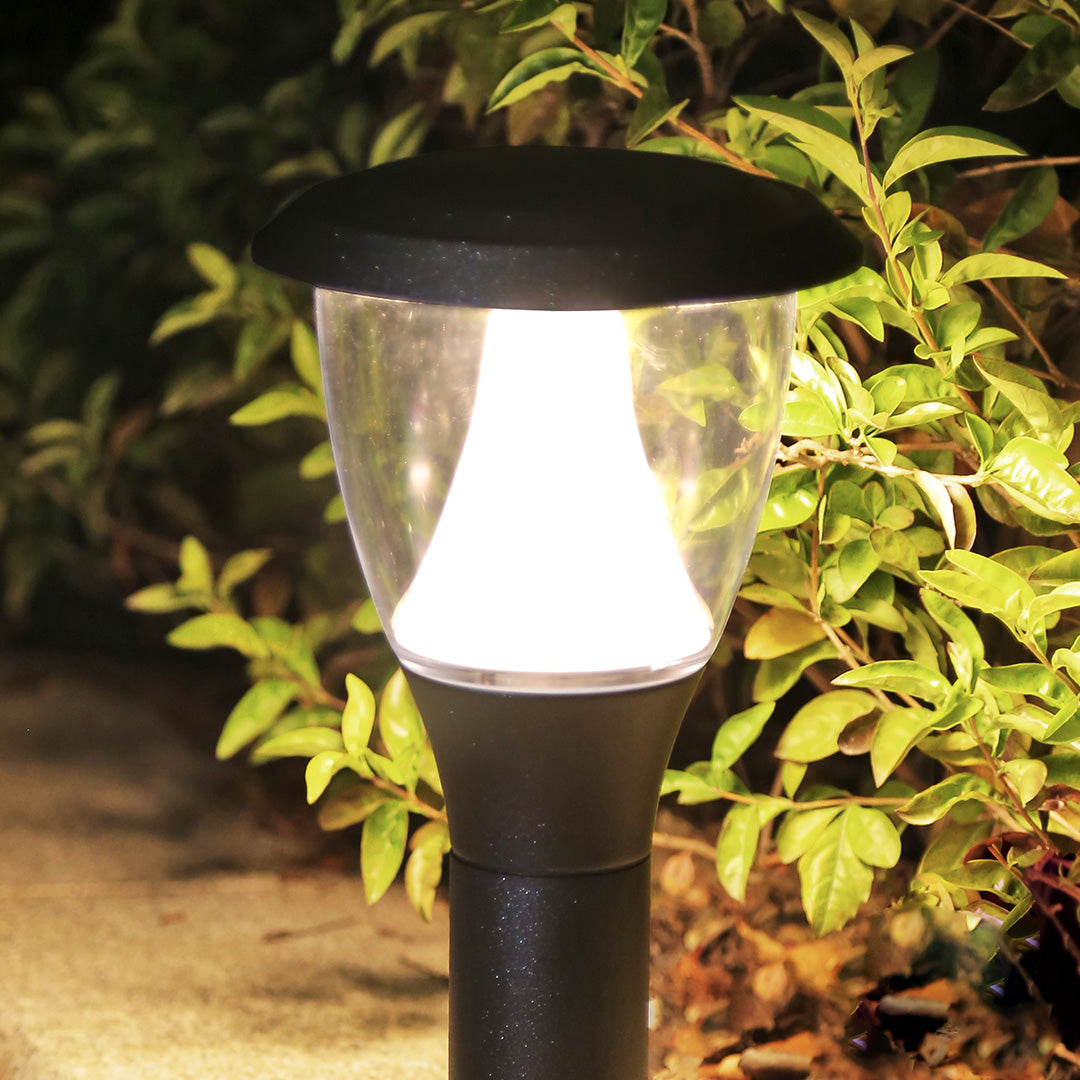 Modern Minimalist Bollard Path Light — Die-Cast Aluminum, 8W OSRAM LED, 3000K, IP65, Three Height Options (11", 11.8", 23.6")