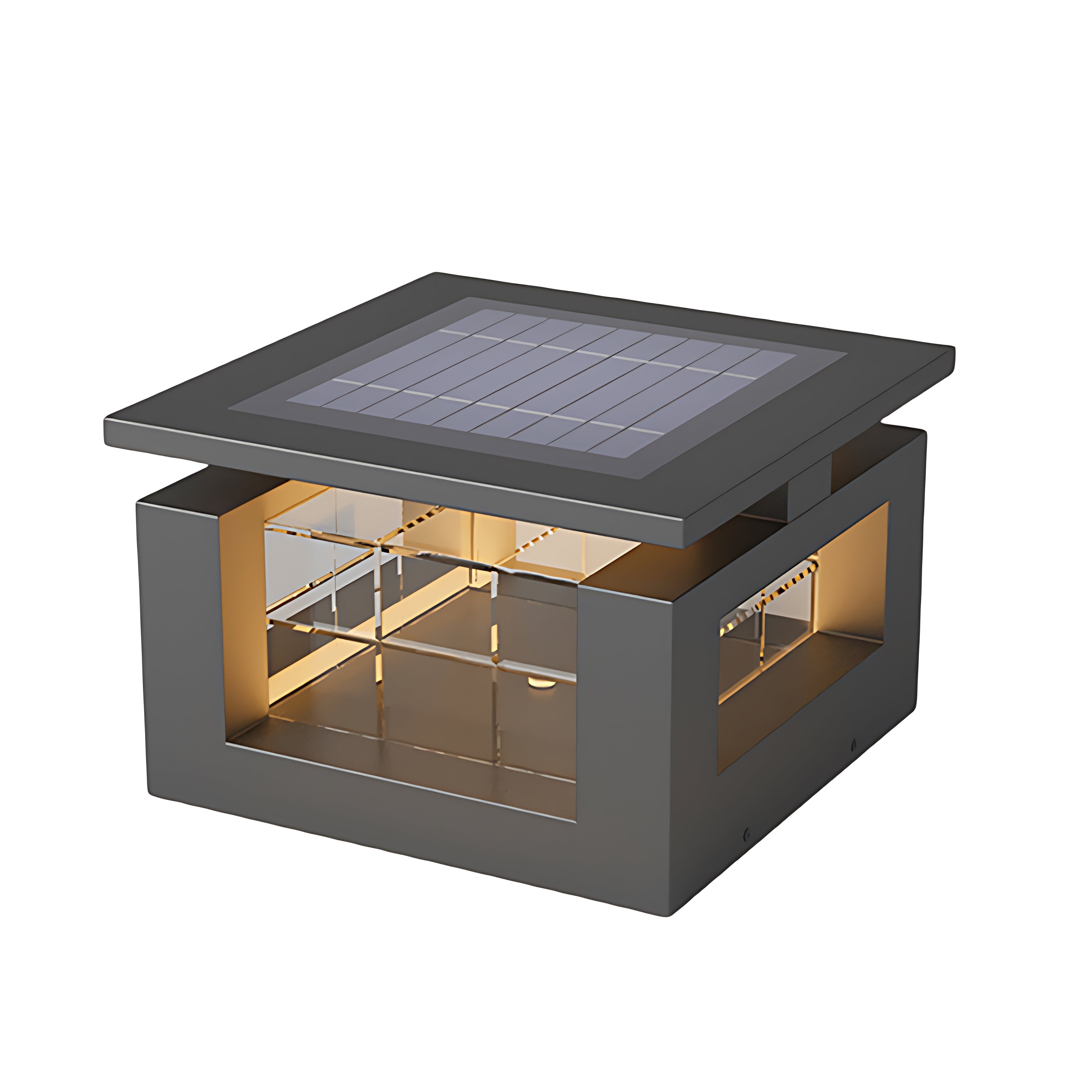 Waterproof Stainless Steel LED Pillar Lights with Acrylic Lampshade