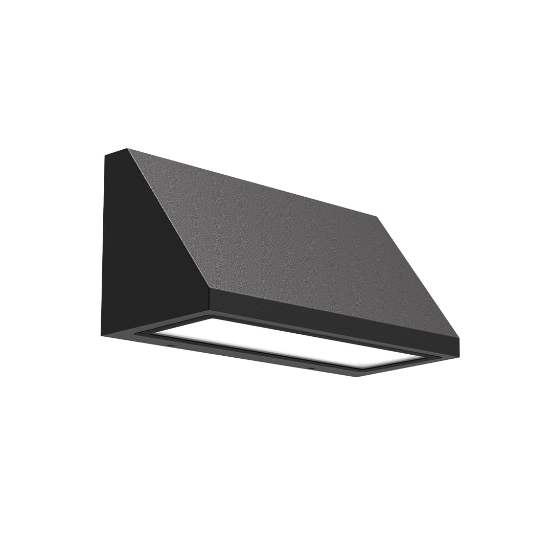 Modern Geometric Outdoor Wall Sconce — Die-Cast Aluminum, 8W OSRAM LED, 3000K, IP65, Hardwired