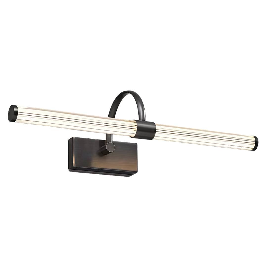 Minimalist Solid Copper Vanity Light Bar — LED, 18W/24W, 450mm & 600mm, Copper or Black