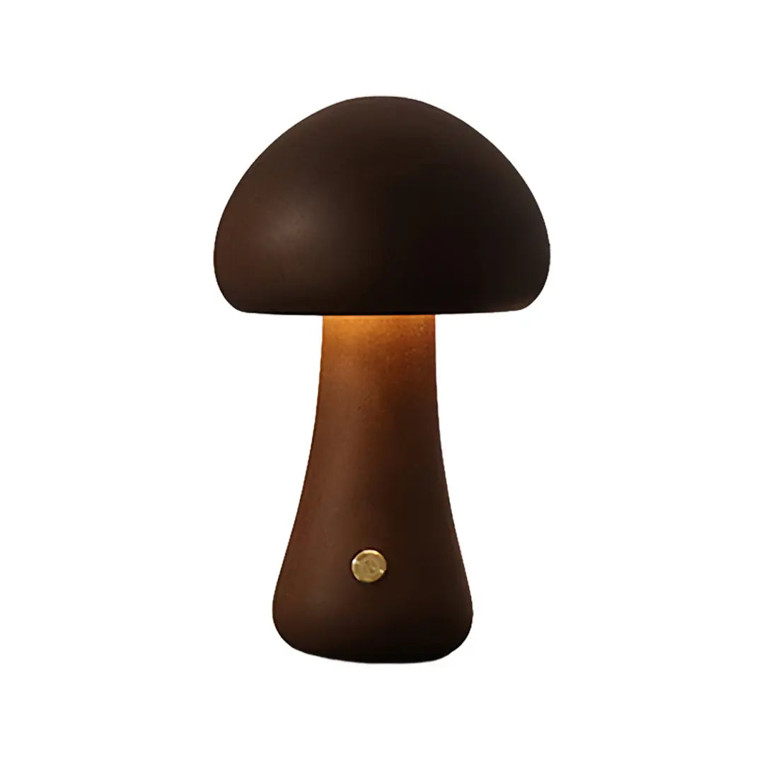 Simple LED Decorative Table Lamp - Mushroom Design for Nighttime Use Luxe