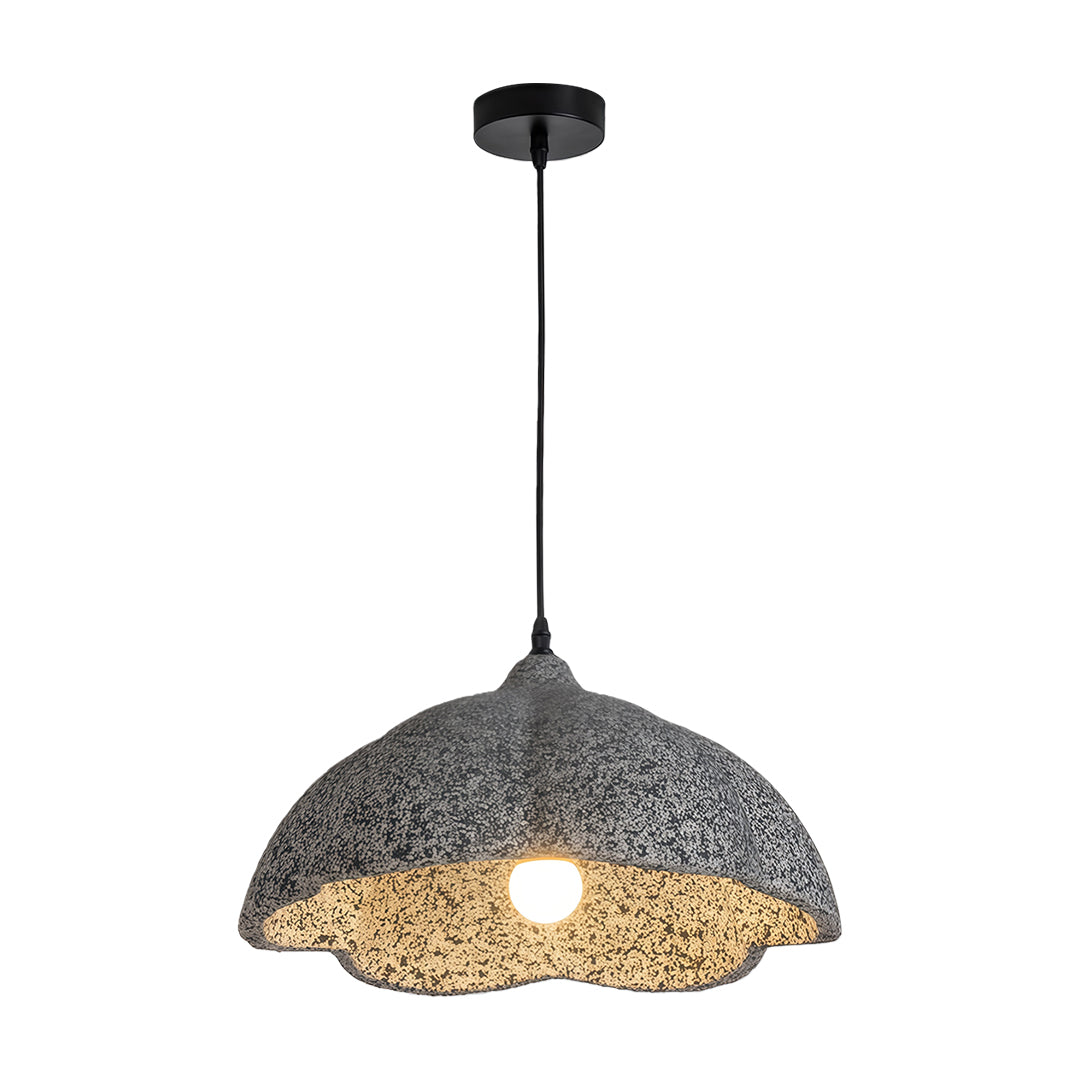 Wabi-Sabi Adjustable Pendant Light — Metal and PS, 15.75" Bowl, E27, 59.1" Chain