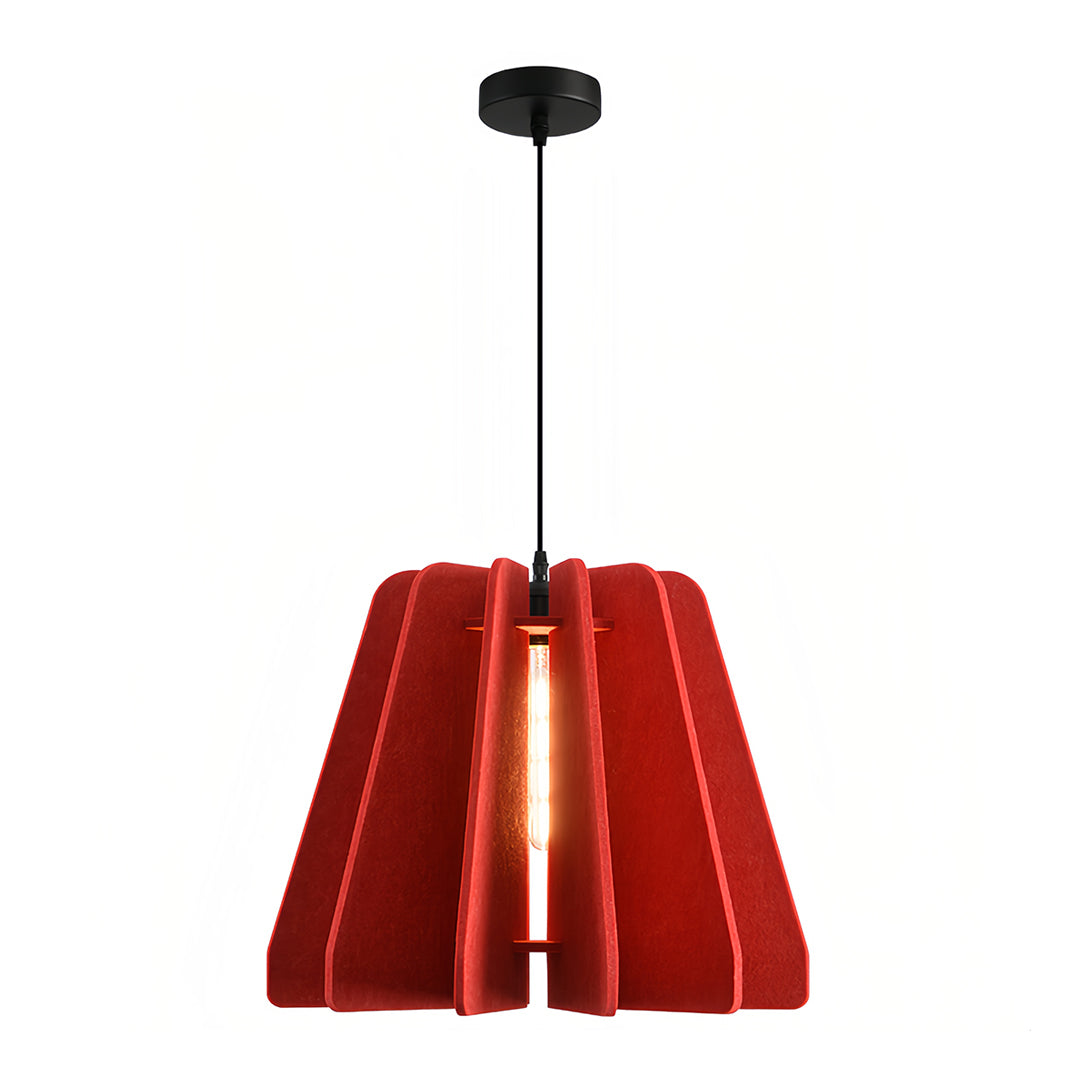 Acoustic PET Felt Bowl Pendant — Iron, E27, 19.69" Adjustable-Height, IP20