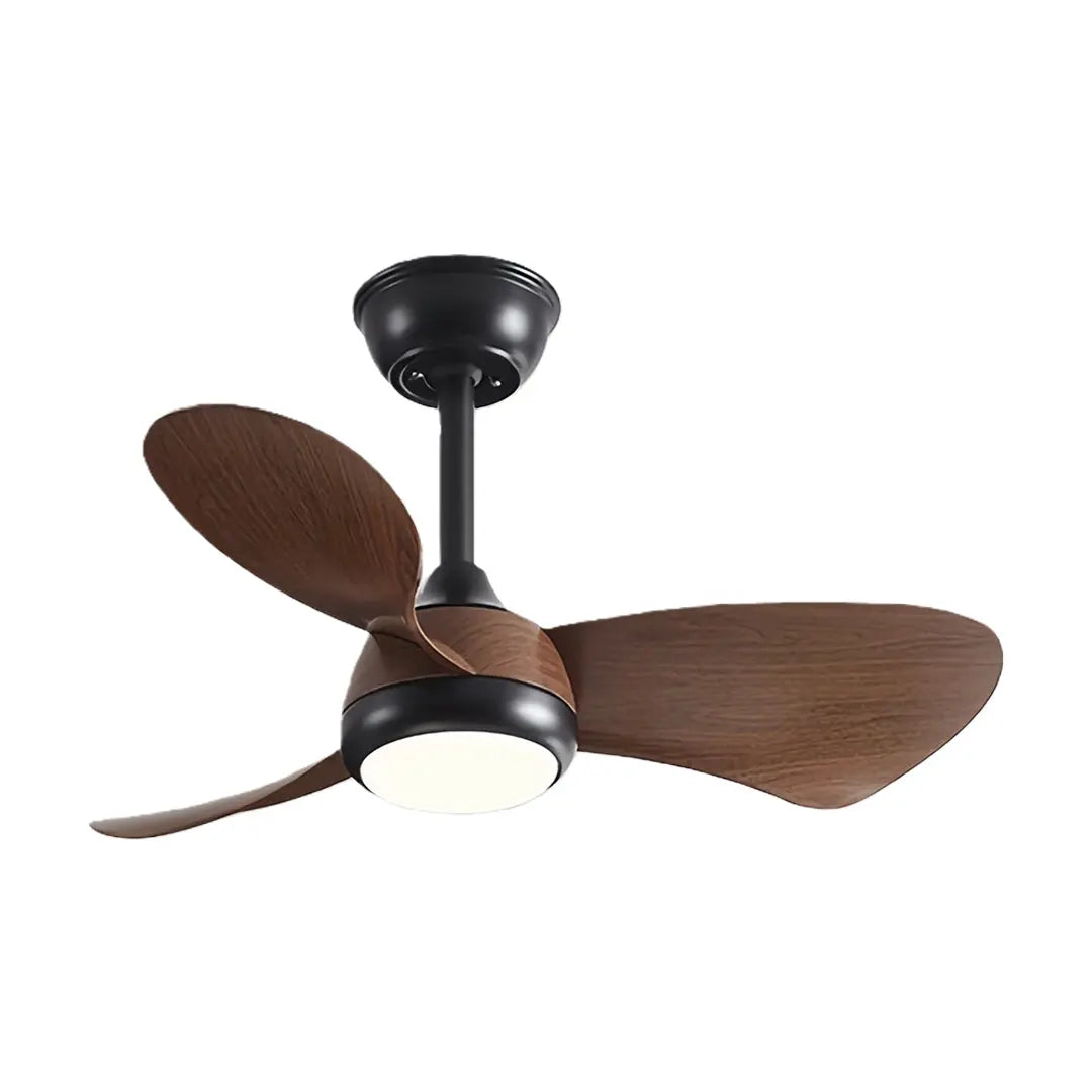 Nordic-Inspired Retro Ceiling Fan with Light - Inverter Metal Lamp Body Luxe