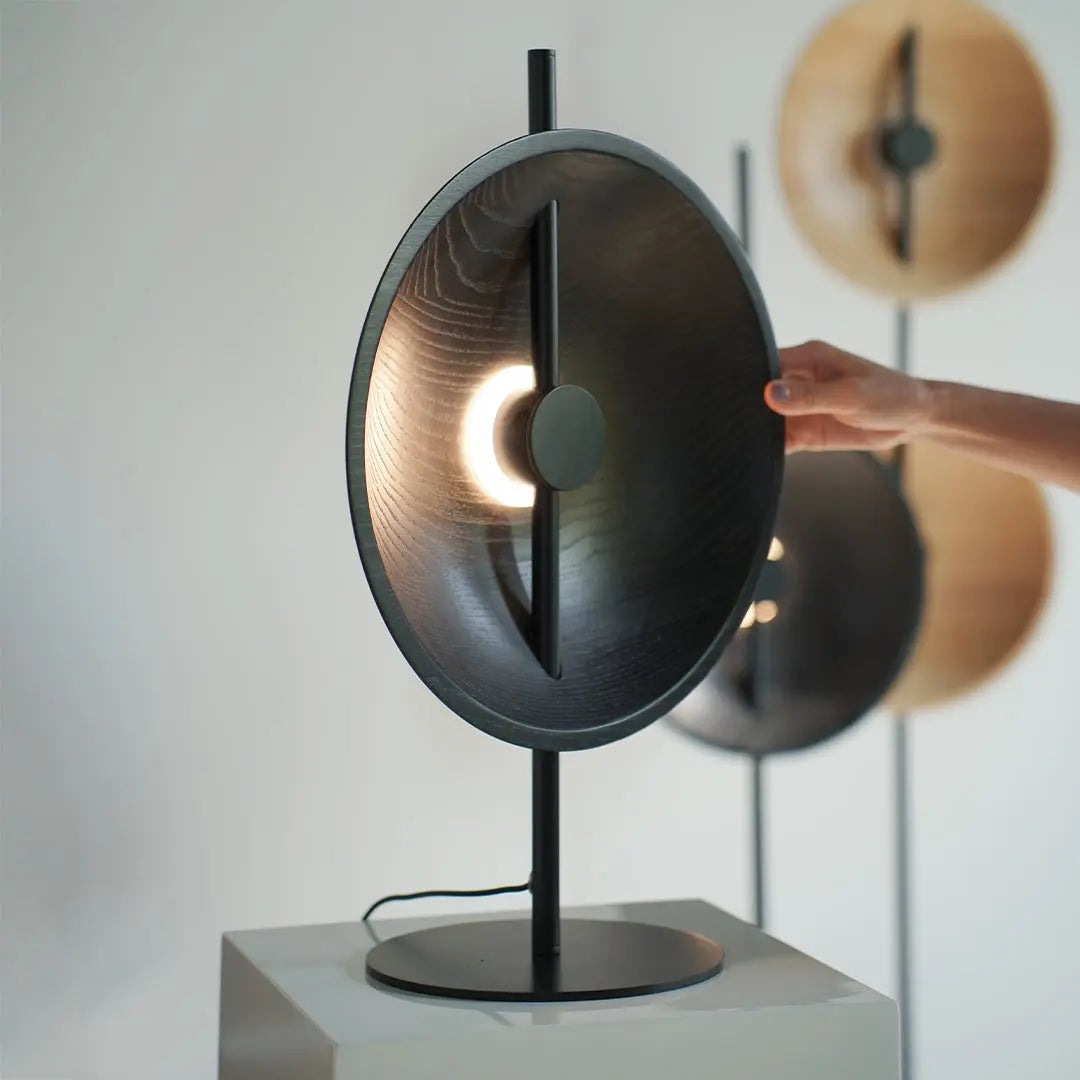 Modern Minimalist Wood Table Lamp - Artistic Design Luxe