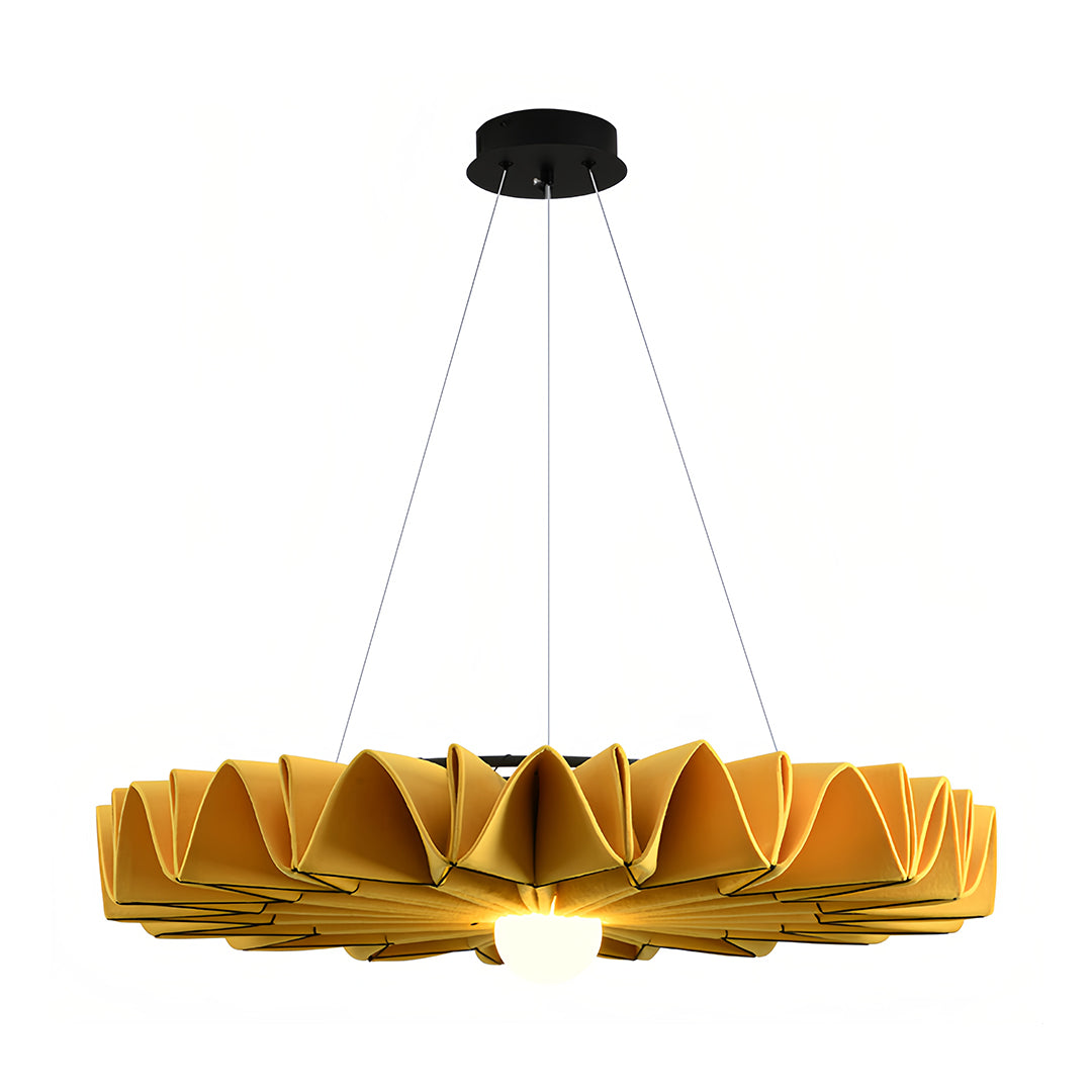 Large-Diameter PET Felt Pendant — Minimalist, Sound-Absorbing, E27, 24"–40" Sizes
