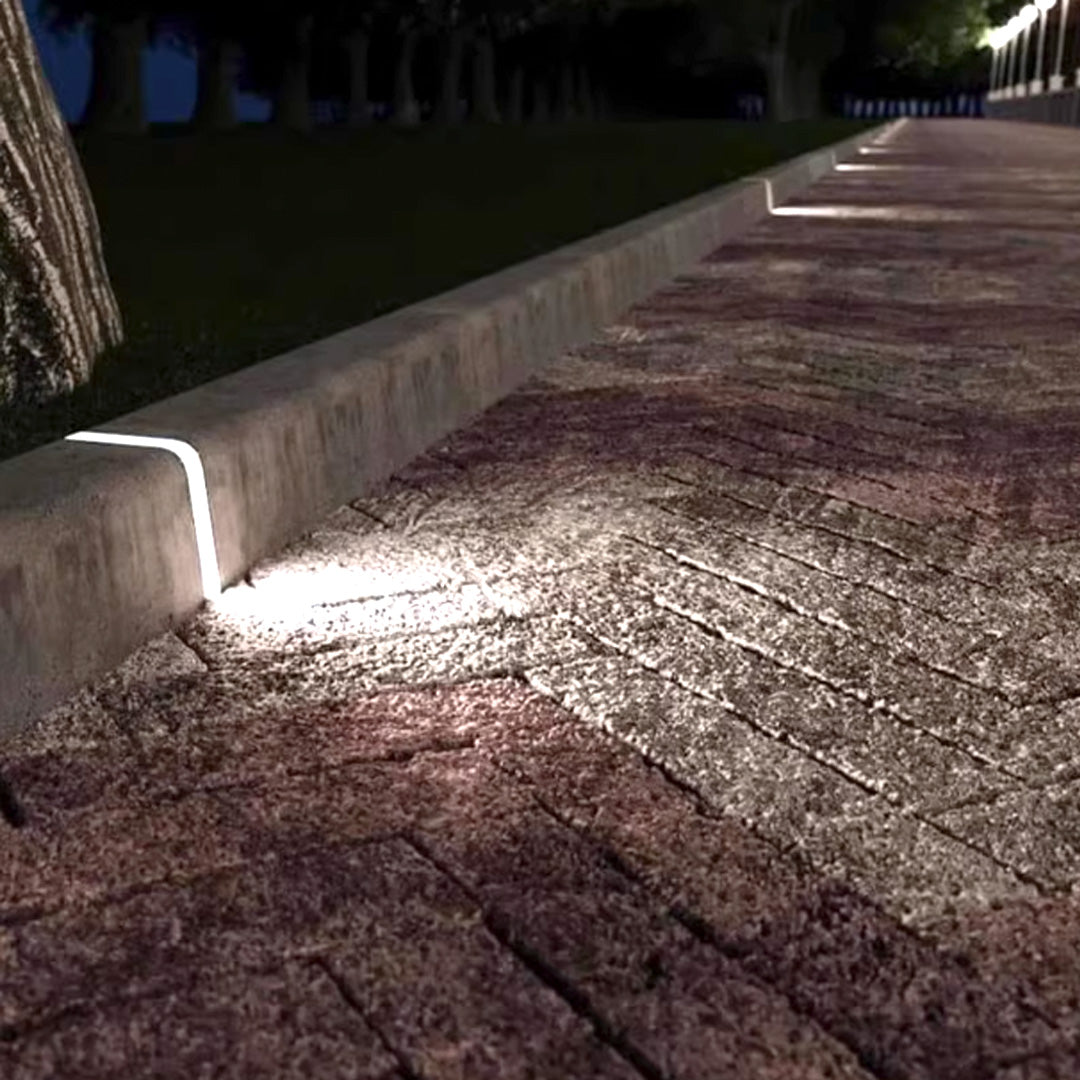 Minimalist Hardwired Step & Deck Light — Stainless Steel, 5W LED, 3000K Warm White, IP65 Weatherproof
