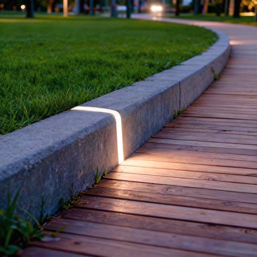 Minimalist Hardwired Step & Deck Light — Stainless Steel, 5W LED, 3000K Warm White, IP65 Weatherproof