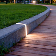 Minimalist Hardwired Step & Deck Light — Stainless Steel, 5W LED, 3000K Warm White, IP65 Weatherproof
