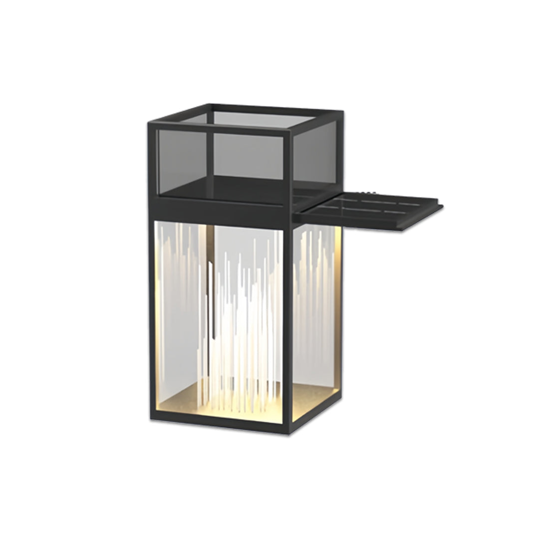 Decorative Outdoor Bollard Light — Stainless Steel, 12W LED, IP65, Solar or Hardwired, 3 Sizes