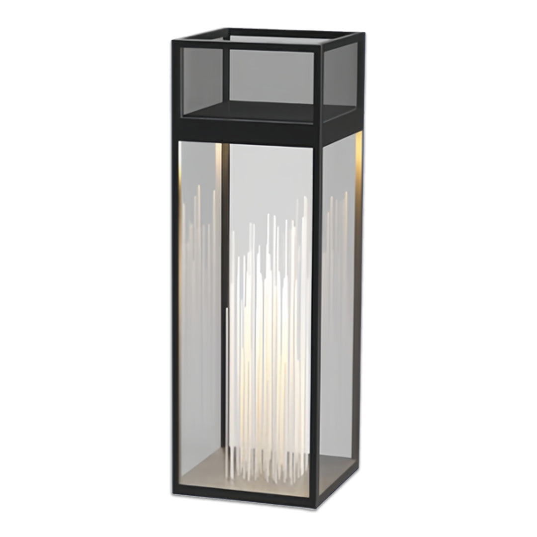 Decorative Outdoor Bollard Light — Stainless Steel, 12W LED, IP65, Solar or Hardwired, 3 Sizes