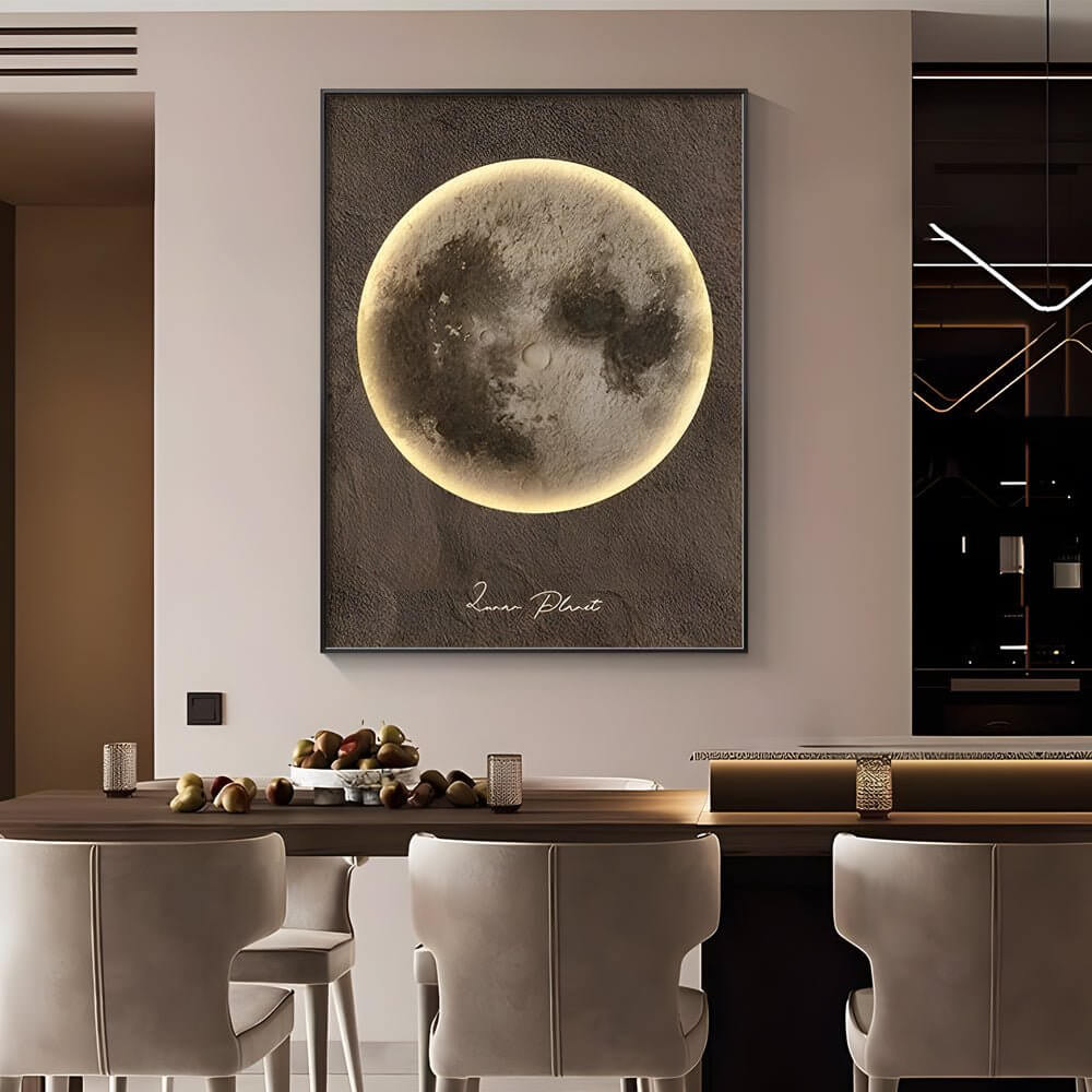 decorative painting for moon electric meter box
