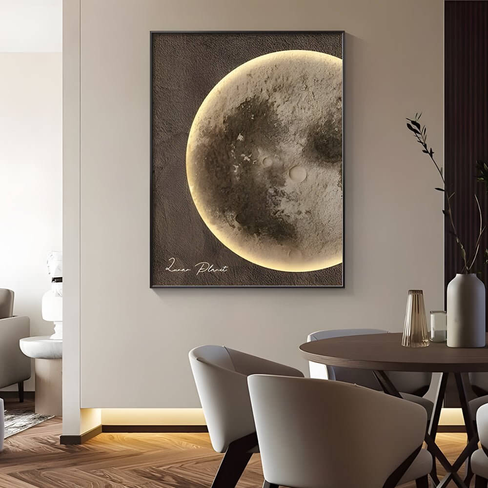 decorative painting for moon electric meter box