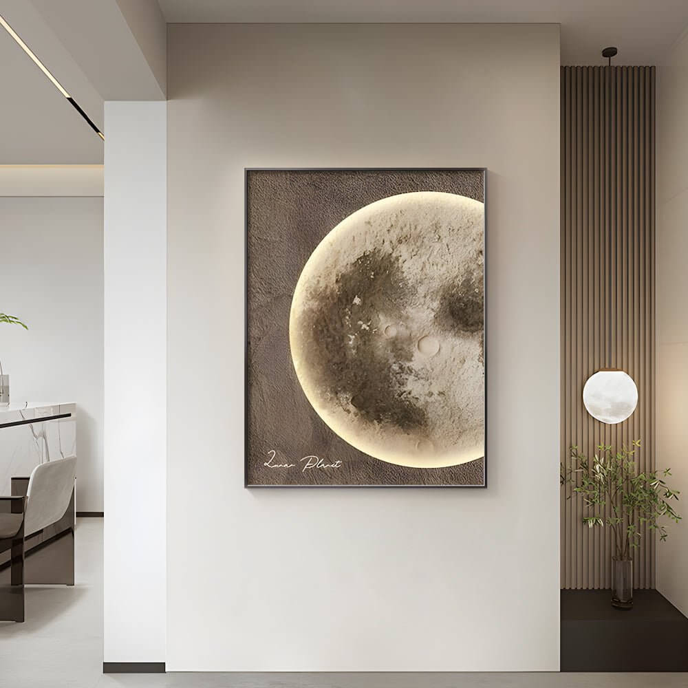 decorative painting for moon electric meter box
