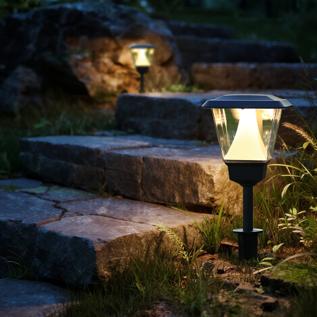 Modern Minimalist LED Path Light — Die-Cast Aluminum, 8W OSRAM, 3000K, IP65 Weatherproof, Matte Black