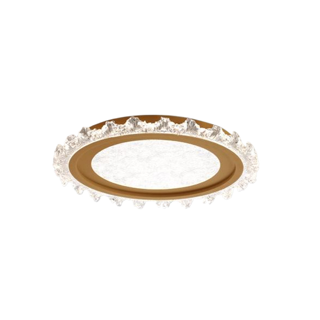 Ultra-Thin Round LED Flush-Mount Ceiling Light — Full Spectrum, Dimmable 3000K–6500K, RA97, UGR≤16
