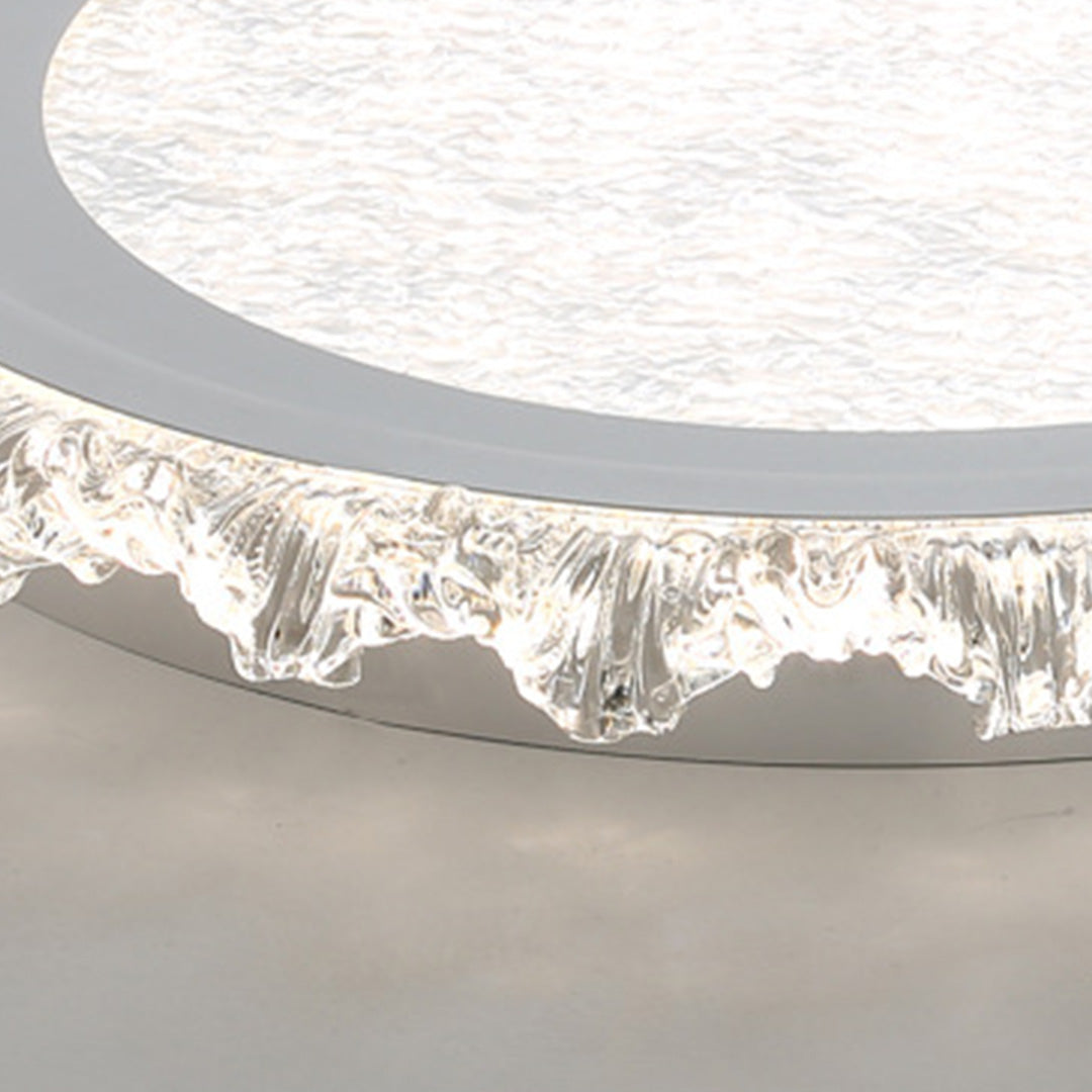 Ultra-Thin Round LED Flush-Mount Ceiling Light — Full Spectrum, Dimmable 3000K–6500K, RA97, UGR≤16