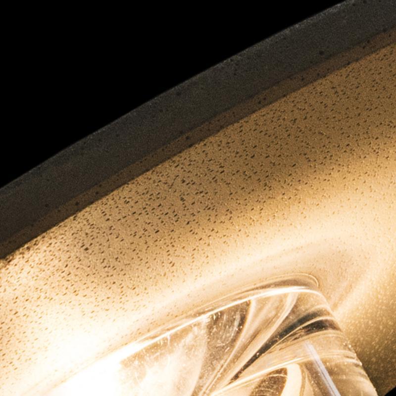 Terrazzo Circular Outdoor Wall Sconce — PMMA, 15W Integrated LED, IP54, 3000K Warm White