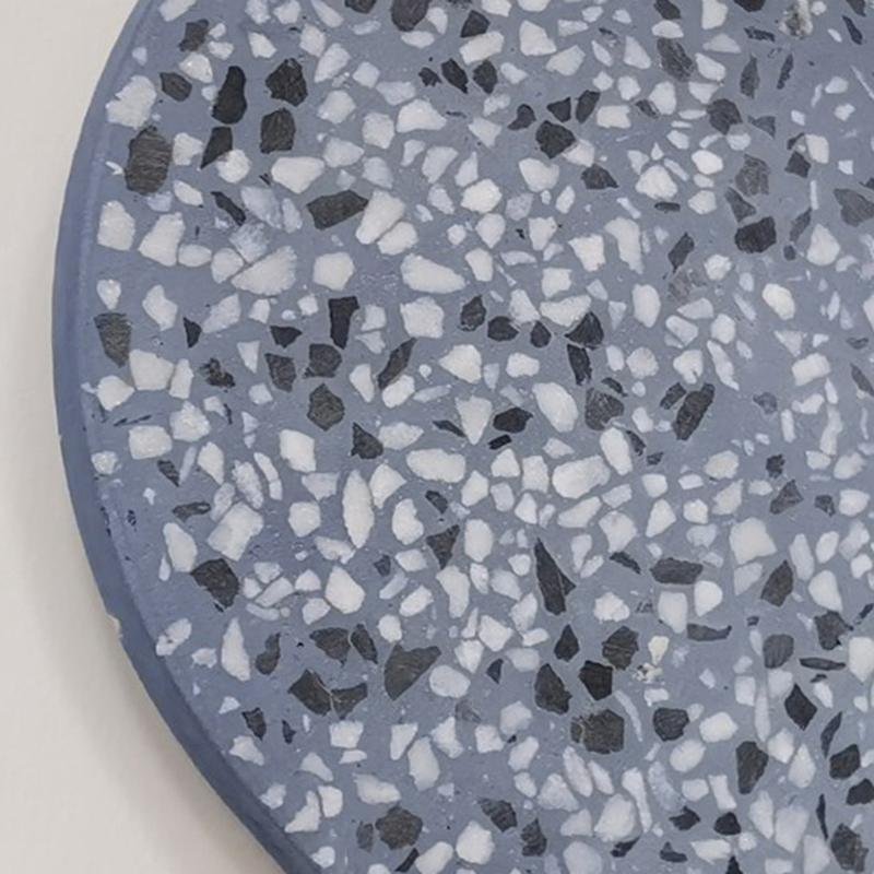 Terrazzo Circular Outdoor Wall Sconce — PMMA, 15W Integrated LED, IP54, 3000K Warm White