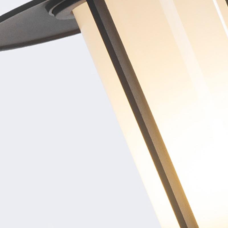 Top Hat Outdoor Wall Sconce — Black Die-Cast Aluminum, LED 5W, IP54 Weatherproof, 3200K