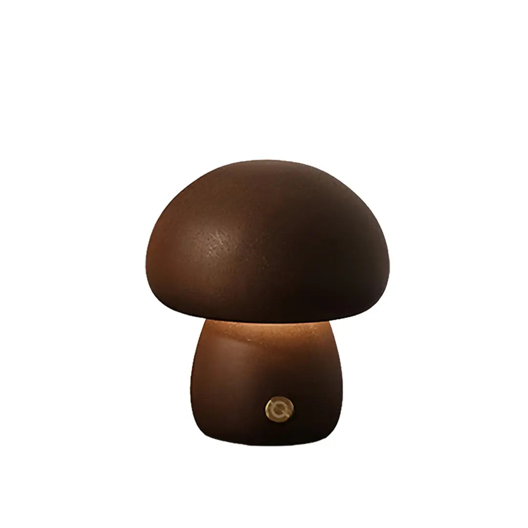 Simple LED Decorative Table Lamp - Mushroom Design for Nighttime Use Luxe