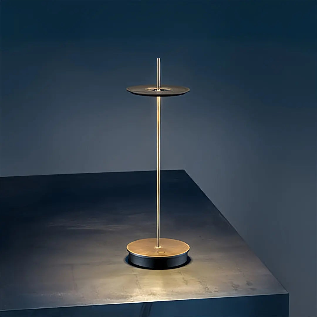 Modern Portable Metal Buffet Lamps - Dimmable Cordless Table Lamps Luxe