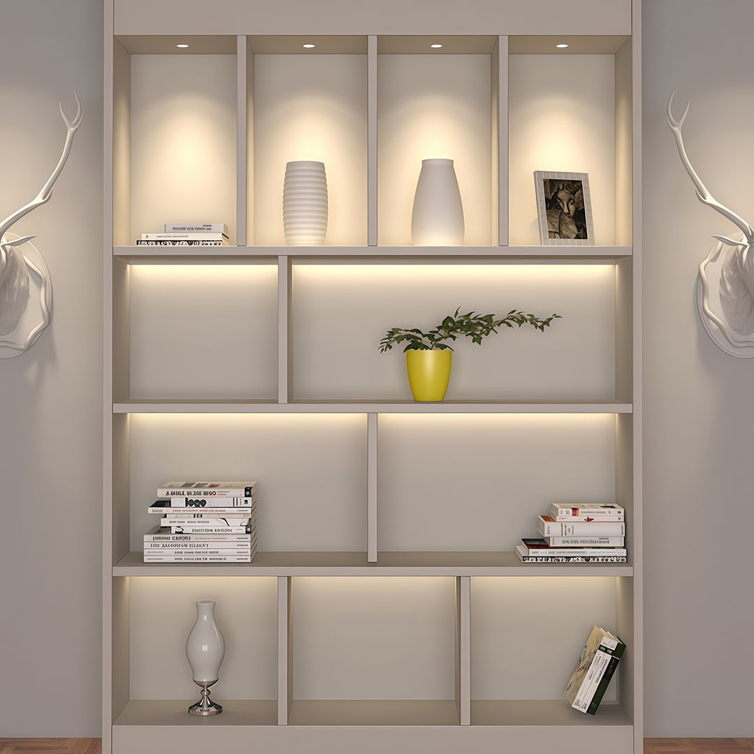 Deep-Bowl Recessed Spotlight — Aluminum, 8W LED, 15° Beam, 30° Adjustable, 3000K, Black / White