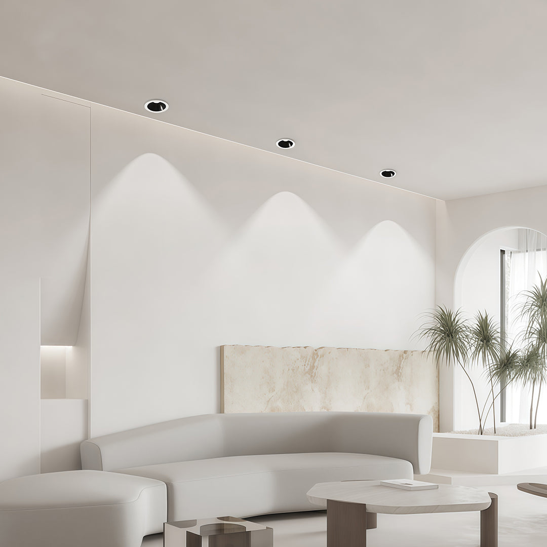 Deep Anti-Glare LED Recessed Spotlight — Die-Cast Aluminum, Ra98 CRI, 7W/10W/12W, 3000K/4000K/6000K, Black or White
