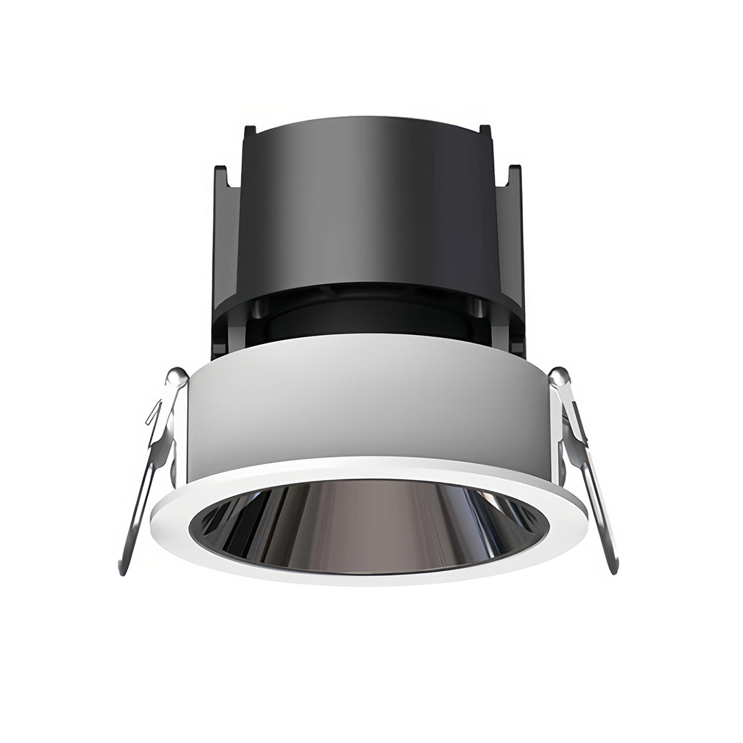 Deep Anti-Glare LED Recessed Spotlight — Aluminum & Acrylic, 9W–18W, 55mm / 75mm / 95mm, 3000K / 4000K / 6000K