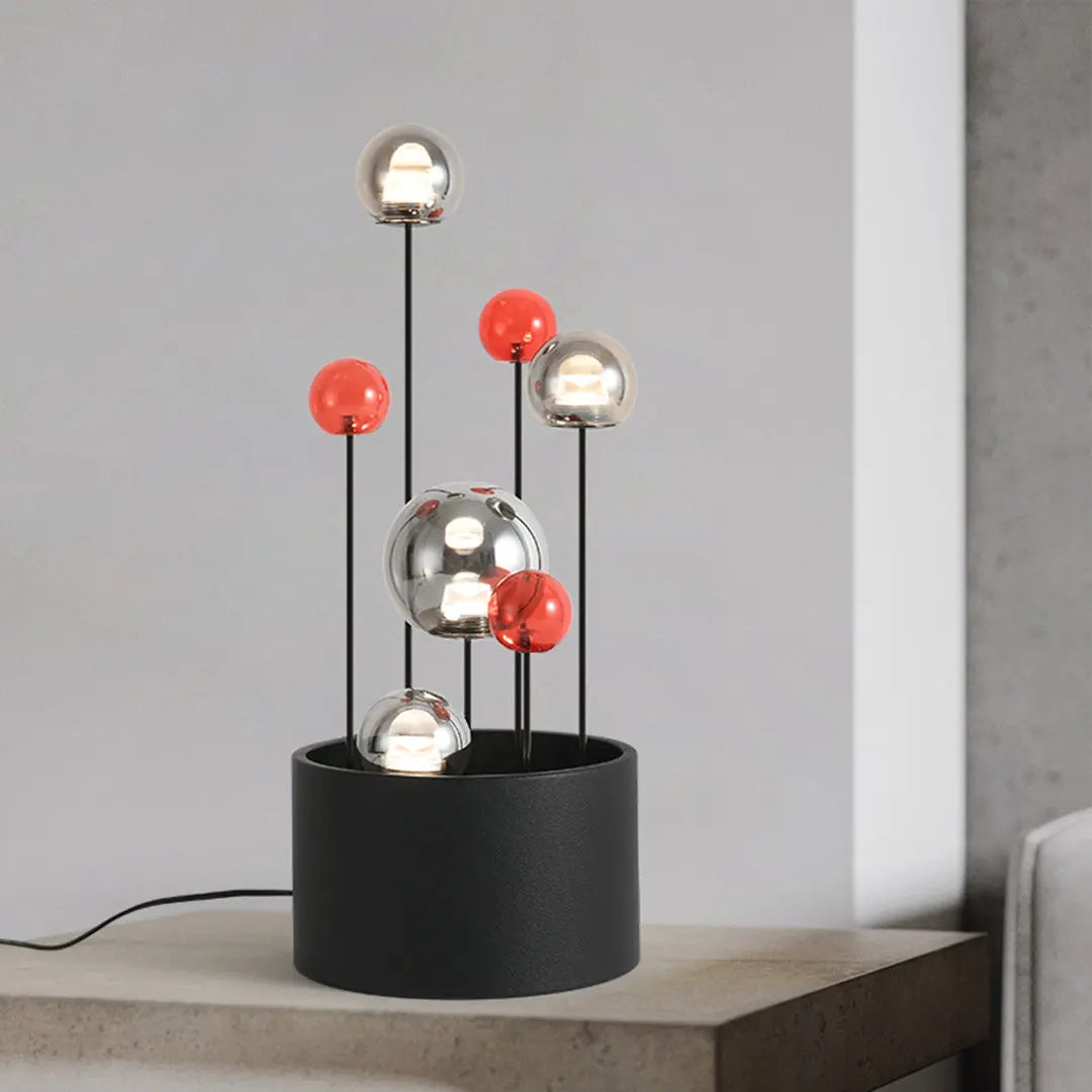 Nordic Minimalist Colored Glass Ball Floor Lamp Luxe