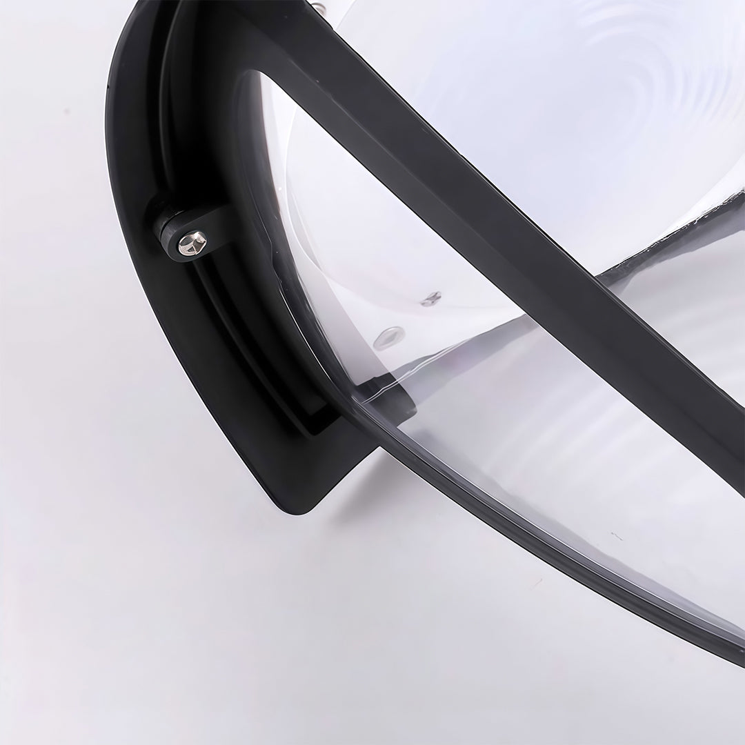 Solar Path Light — Black Aluminum, LED, Dual Color Temperature (3000K/6000K), IP65 Weatherproof