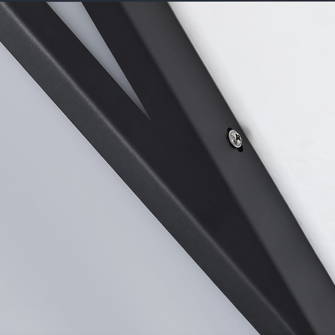 Modern Linear Outdoor Wall Sconce — Black Stainless Steel, Integrated LED, IP54, 8W–18W, 3000K