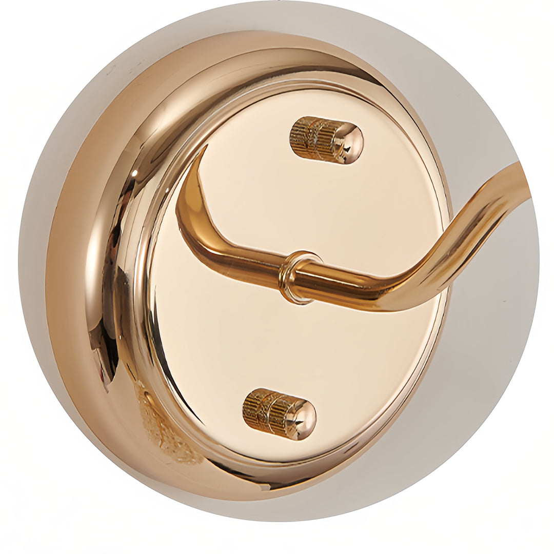 Crystal Accent Diffused Wall Sconce — Gold Hardware, E12, Hardwired, 7.68" × 16.54"