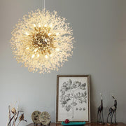 Antique Round Crystal Metal LED Chandeliers for Kitchen Pendant Lighting