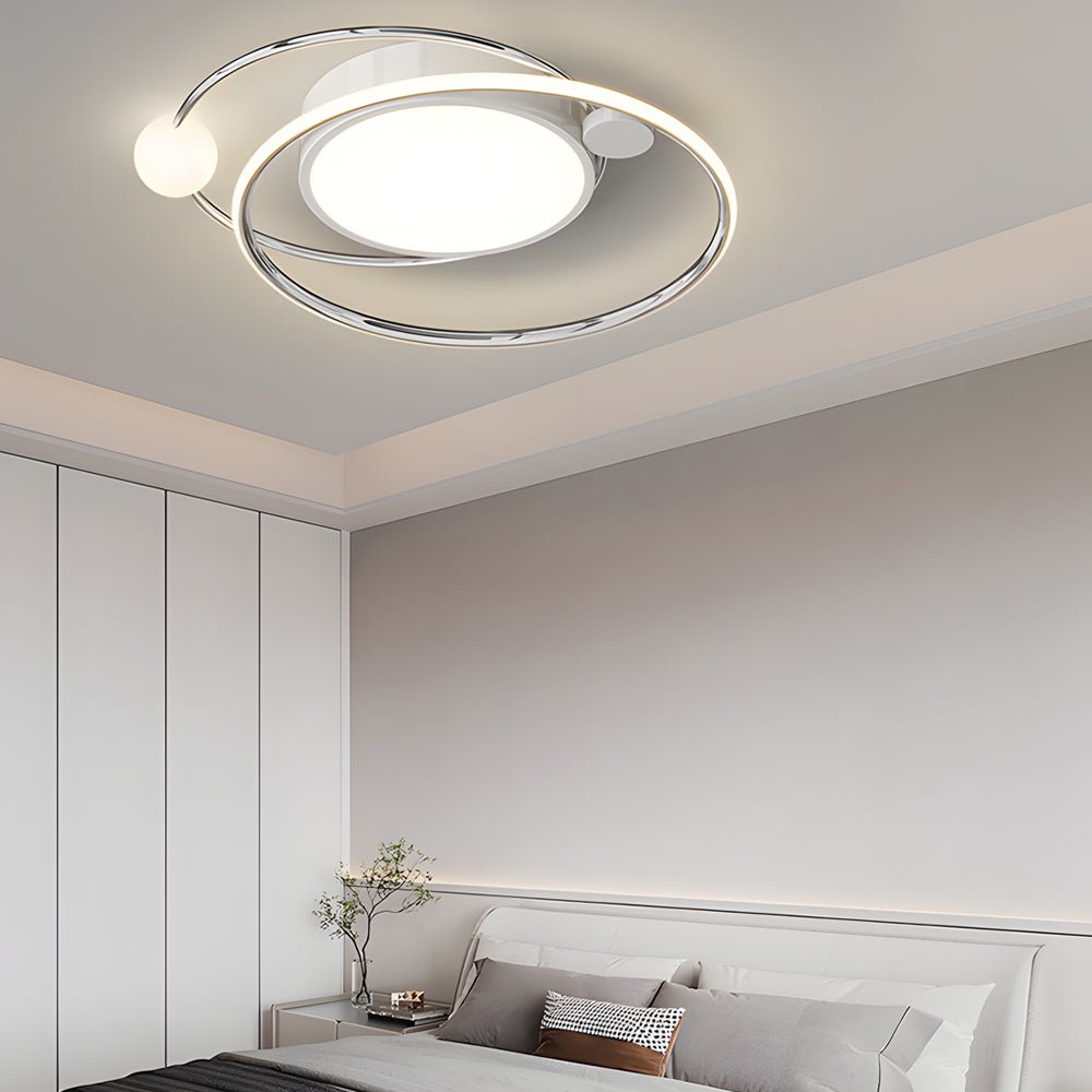 20'' Nordic LED Ceiling Lights with 3-Step Dimming and Remote Control